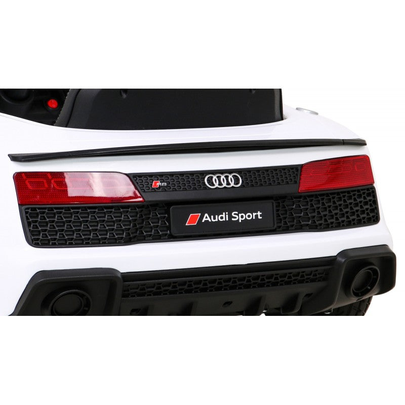 Auto Elettrica per Bambini Audi R8 12V con Telecomando Bianca