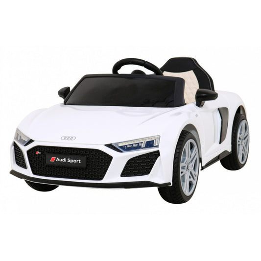 Auto Elettrica per Bambini Audi R8 12V con Telecomando Bianca