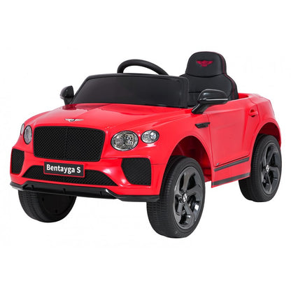 Auto Elettrica per Bambini Bentley Bentayga S 12V con Telecomando Rossa