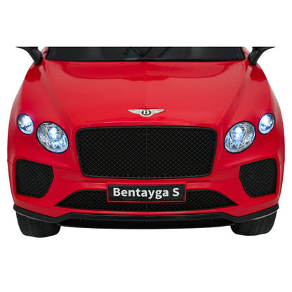 Auto Elettrica per Bambini Bentley Bentayga S 12V con Telecomando Rossa