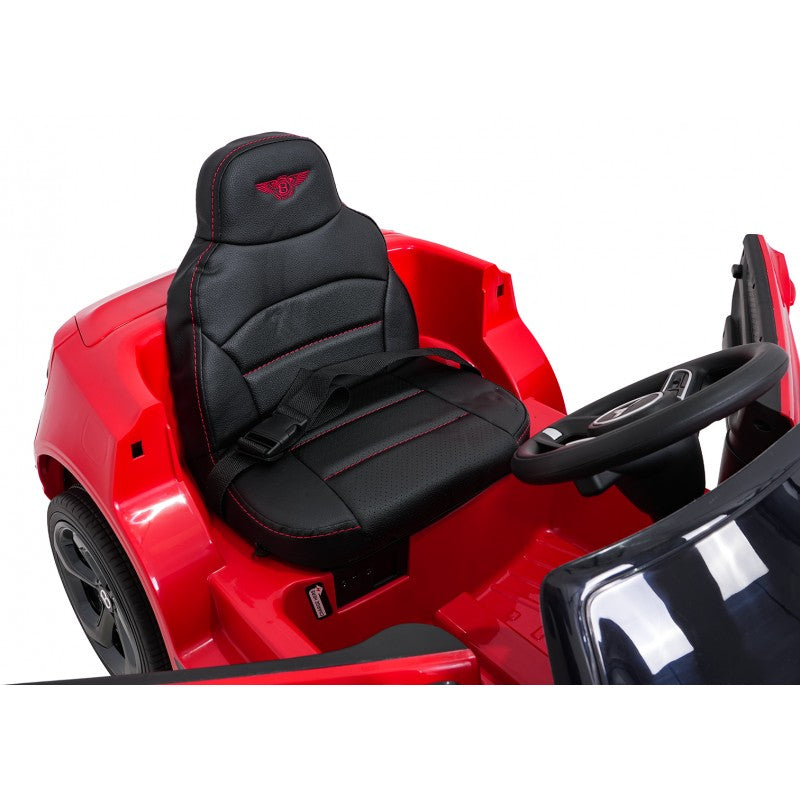 Auto Elettrica per Bambini Bentley Bentayga S 12V con Telecomando Rossa