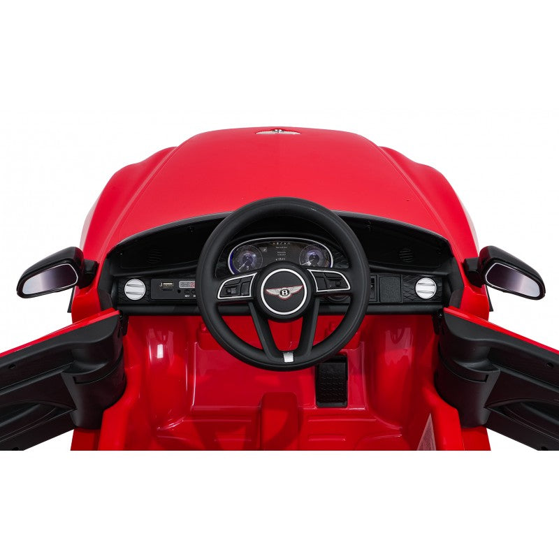 Auto Elettrica per Bambini Bentley Bentayga S 12V con Telecomando Rossa