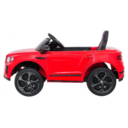 Auto Elettrica per Bambini Bentley Bentayga S 12V con Telecomando Rossa