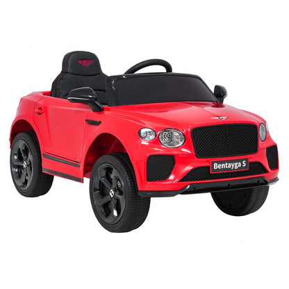Auto Elettrica per Bambini Bentley Bentayga S 12V con Telecomando Rossa