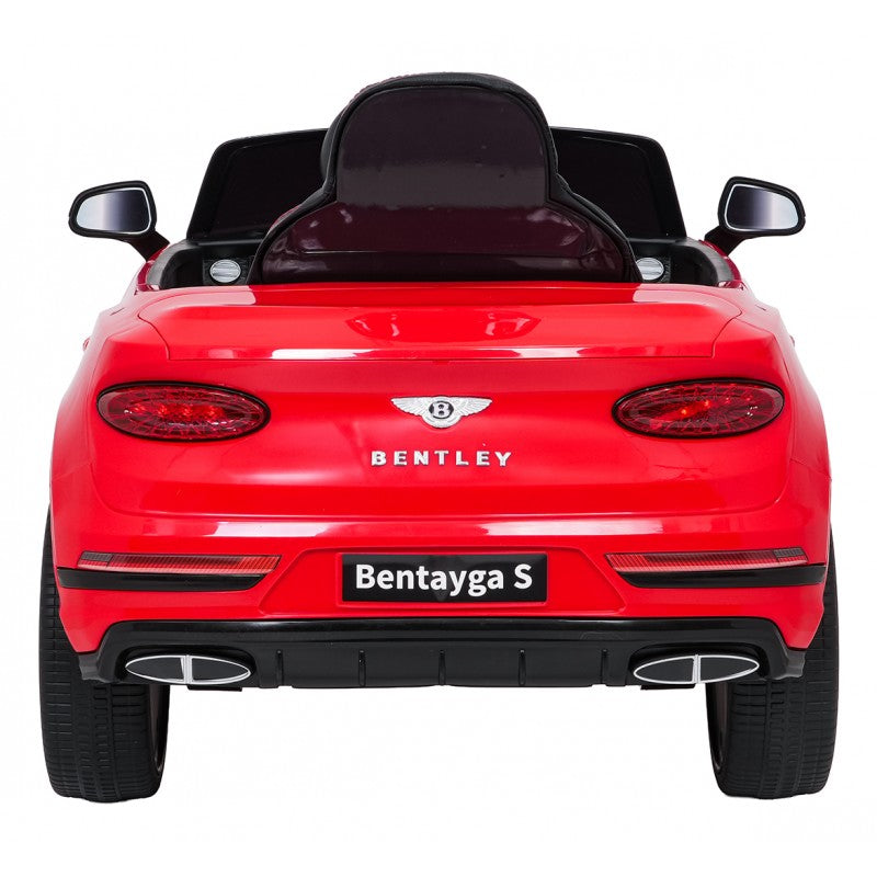 Auto Elettrica per Bambini Bentley Bentayga S 12V con Telecomando Rossa