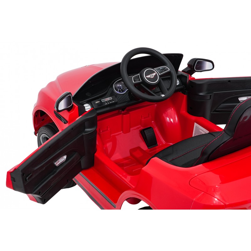 Auto Elettrica per Bambini Bentley Bentayga S 12V con Telecomando Rossa