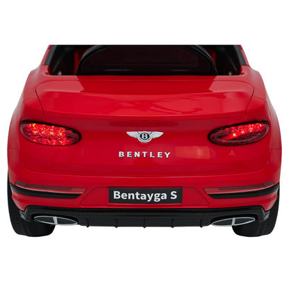 Auto Elettrica per Bambini Bentley Bentayga S 12V con Telecomando Rossa