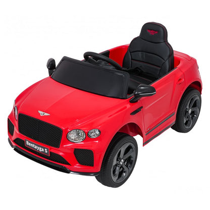 Auto Elettrica per Bambini Bentley Bentayga S 12V con Telecomando Rossa