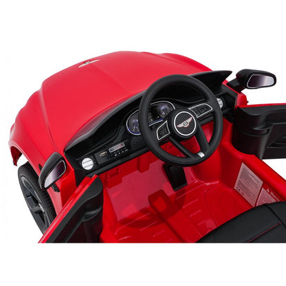 Auto Elettrica per Bambini Bentley Bentayga S 12V con Telecomando Rossa
