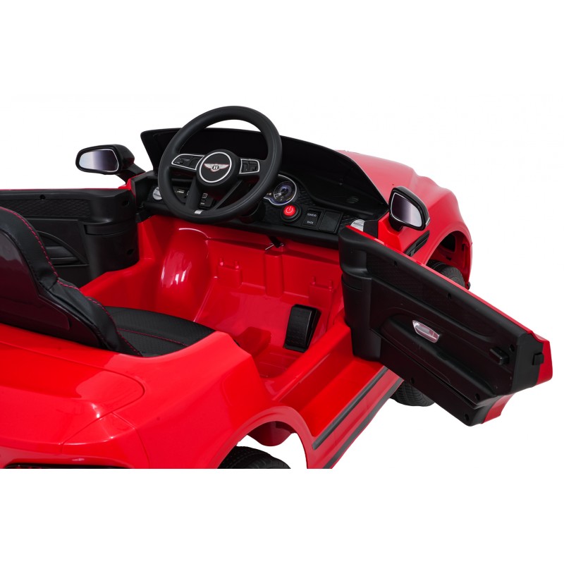 Auto Elettrica per Bambini Bentley Bentayga S 12V con Telecomando Rossa