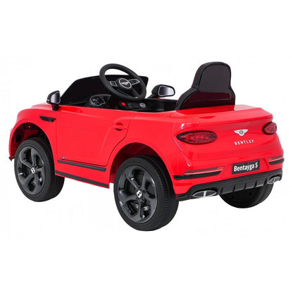 Auto Elettrica per Bambini Bentley Bentayga S 12V con Telecomando Rossa