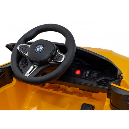 Auto Elettrica per Bambini BMW M4 12V con Telecomando Gialla