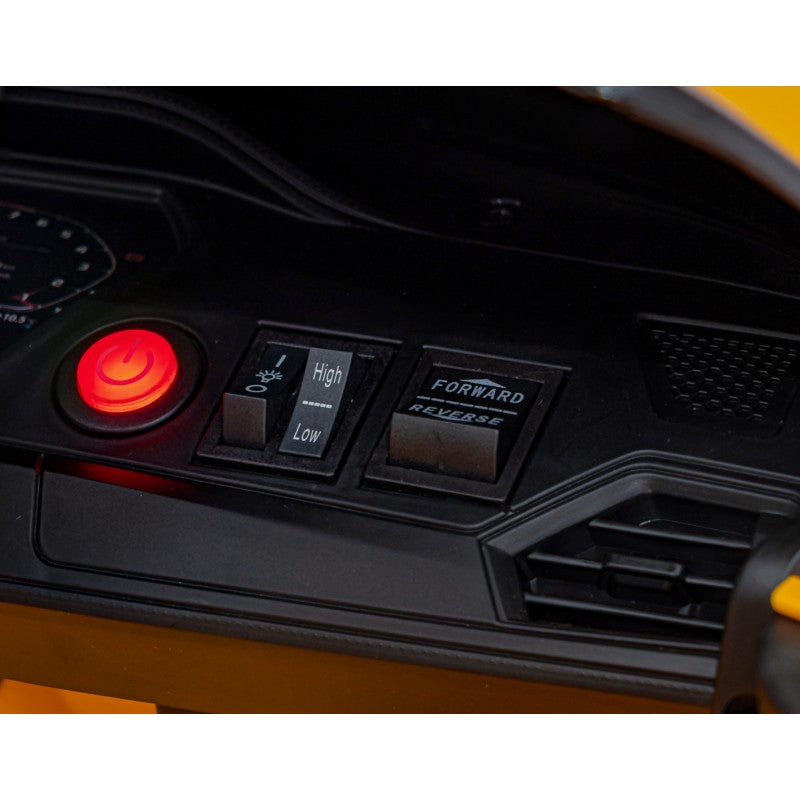 Auto Elettrica per Bambini BMW M4 12V con Telecomando Gialla