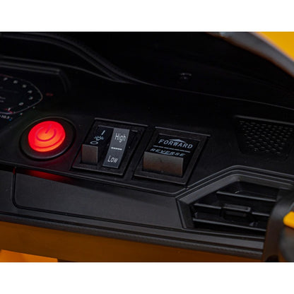 Auto Elettrica per Bambini BMW M4 12V con Telecomando Gialla
