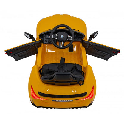 Auto Elettrica per Bambini BMW M4 12V con Telecomando Gialla