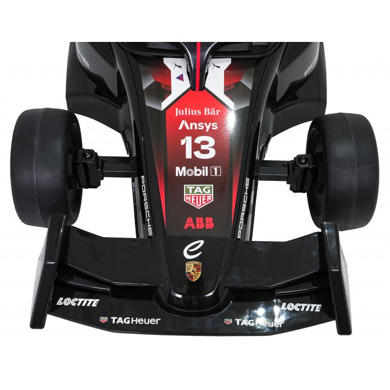 Auto Elettrica per Bambini Porsche Formula E 12V con Telecomando Rossa