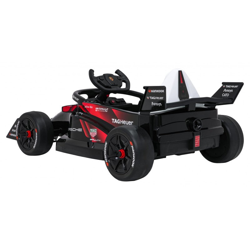 Auto Elettrica per Bambini Porsche Formula E 12V con Telecomando Rossa