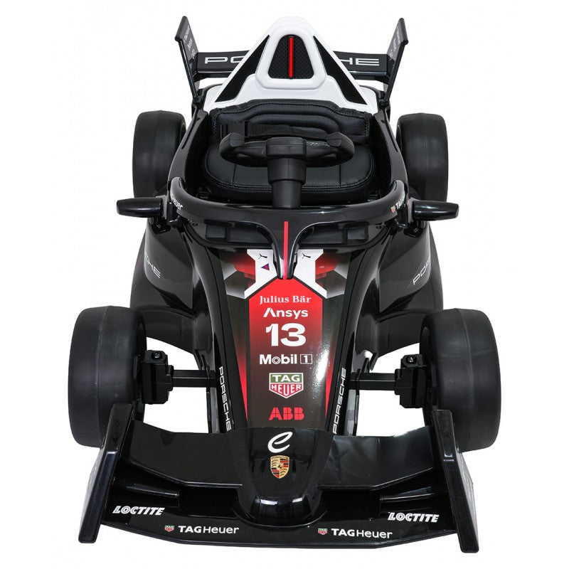 Auto Elettrica per Bambini Porsche Formula E 12V con Telecomando Rossa