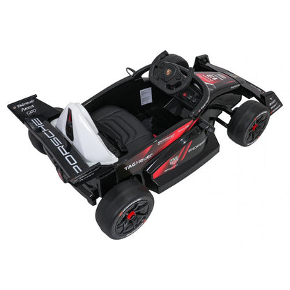Auto Elettrica per Bambini Porsche Formula E 12V con Telecomando Rossa