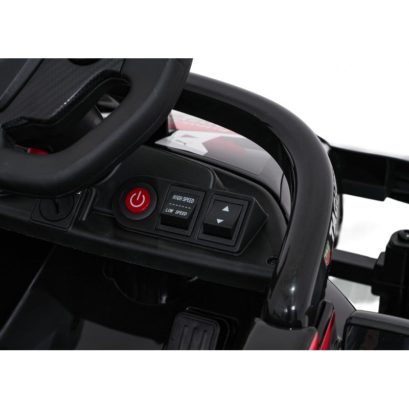 Auto Elettrica per Bambini Porsche Formula E 12V con Telecomando Rossa