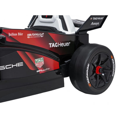 Auto Elettrica per Bambini Porsche Formula E 12V con Telecomando Rossa