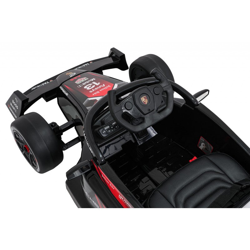 Auto Elettrica per Bambini Porsche Formula E 12V con Telecomando Rossa