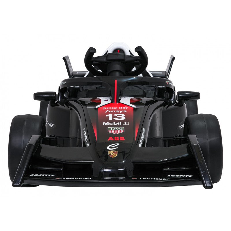 Auto Elettrica per Bambini Porsche Formula E 12V con Telecomando Rossa
