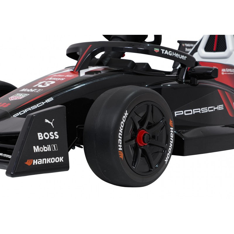 Auto Elettrica per Bambini Porsche Formula E 12V con Telecomando Rossa