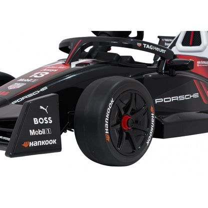 Auto Elettrica per Bambini Porsche Formula E 12V con Telecomando Rossa