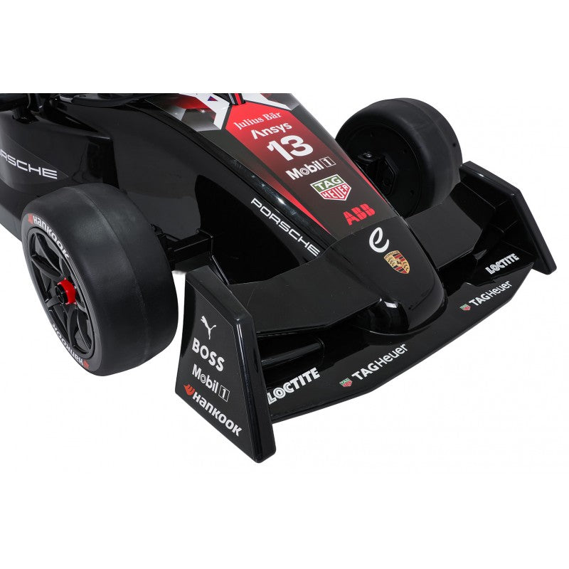 Auto Elettrica per Bambini Porsche Formula E 12V con Telecomando Rossa