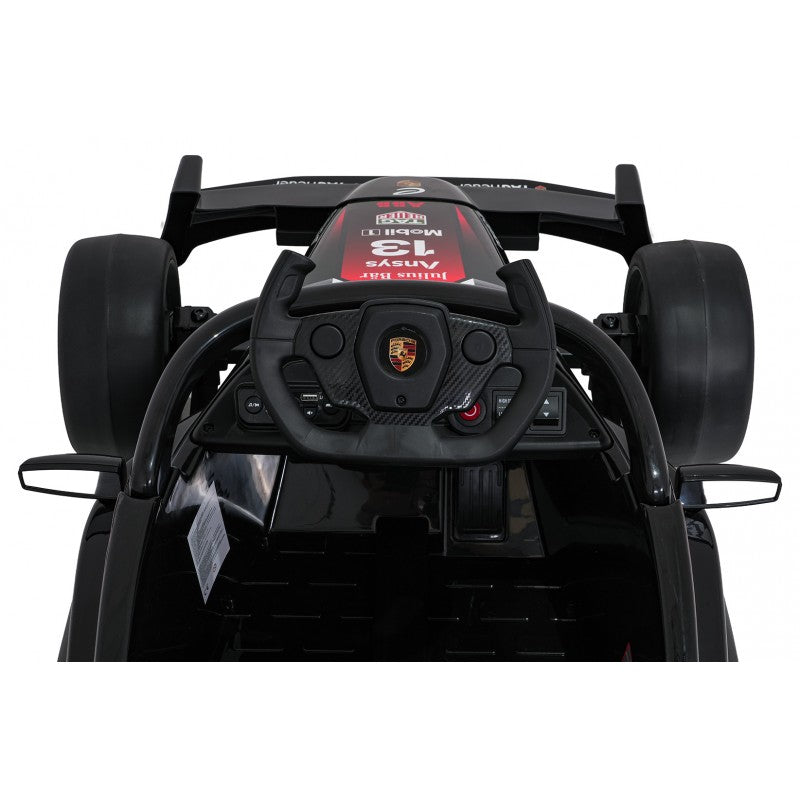 Auto Elettrica per Bambini Porsche Formula E 12V con Telecomando Rossa