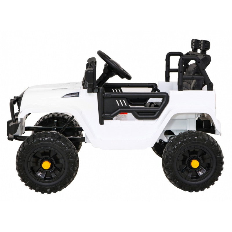 Auto Elettrica per Bambini Jeep Dark Night 4x4 12V con Telecomando Bianca