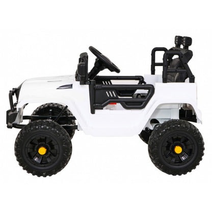 Auto Elettrica per Bambini Jeep Dark Night 4x4 12V con Telecomando Bianca