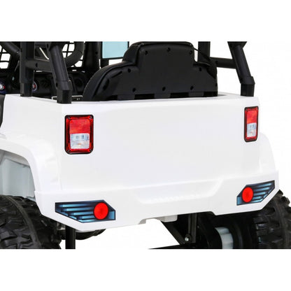 Auto Elettrica per Bambini Jeep Dark Night 4x4 12V con Telecomando Bianca