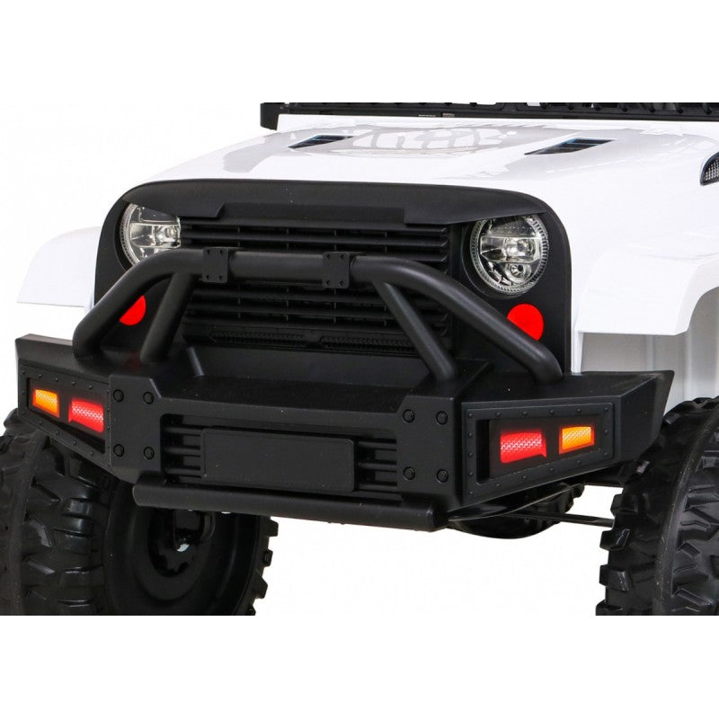 Auto Elettrica per Bambini Jeep Dark Night 4x4 12V con Telecomando Bianca