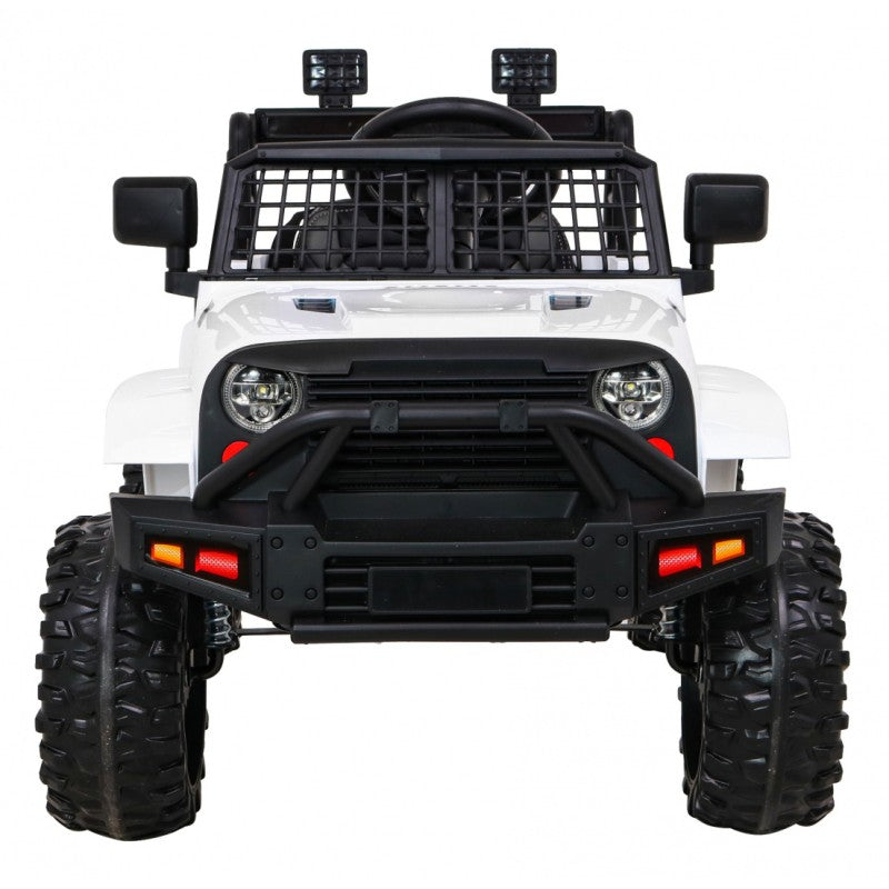 Auto Elettrica per Bambini Jeep Dark Night 4x4 12V con Telecomando Bianca
