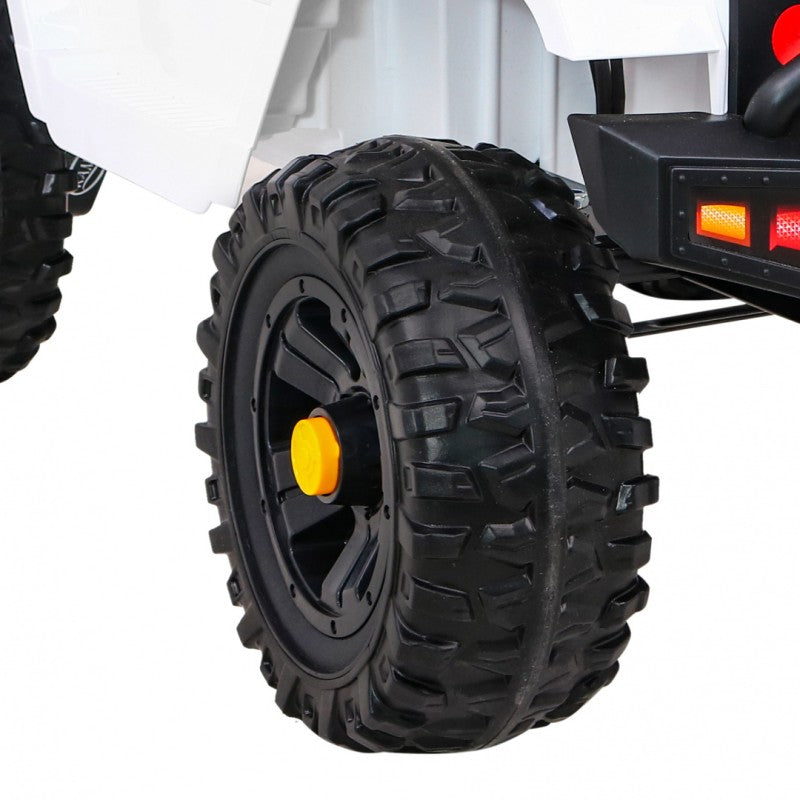Auto Elettrica per Bambini Jeep Dark Night 4x4 12V con Telecomando Bianca
