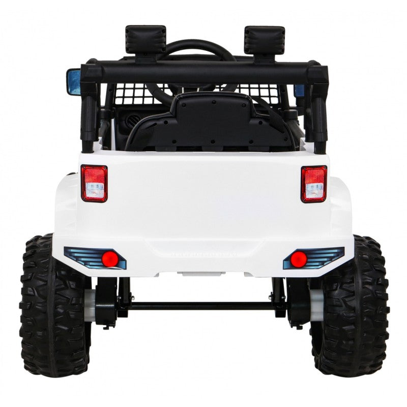 Auto Elettrica per Bambini Jeep Dark Night 4x4 12V con Telecomando Bianca