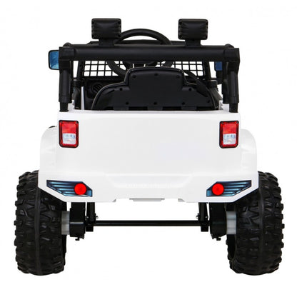 Auto Elettrica per Bambini Jeep Dark Night 4x4 12V con Telecomando Bianca
