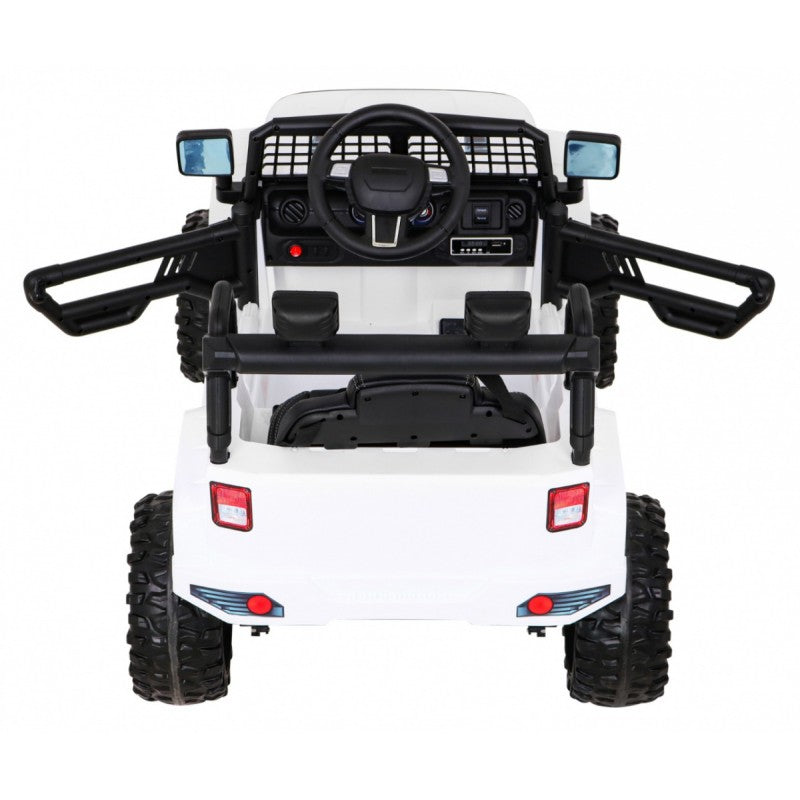Auto Elettrica per Bambini Jeep Dark Night 4x4 12V con Telecomando Bianca