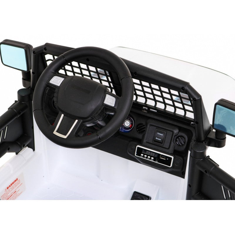 Auto Elettrica per Bambini Jeep Dark Night 4x4 12V con Telecomando Bianca