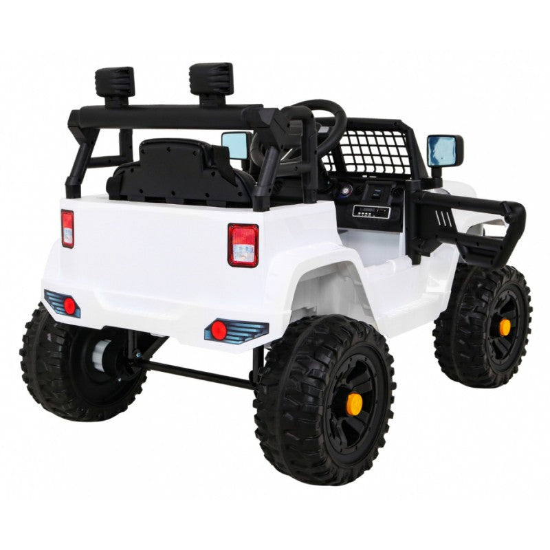 Auto Elettrica per Bambini Jeep Dark Night 4x4 12V con Telecomando Bianca