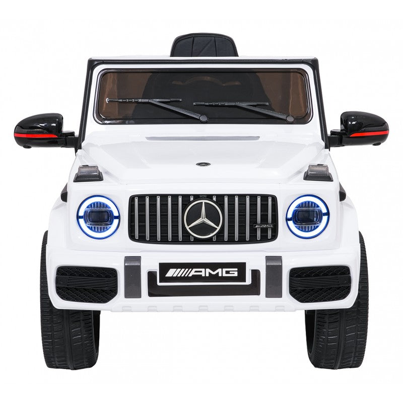 Auto Elettrica per Bambini Mercedes G63 AMG 4x4 12V con Telecomando Bianca