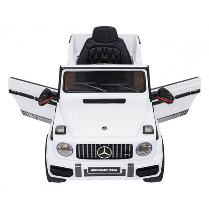 Auto Elettrica per Bambini Mercedes G63 AMG 4x4 12V con Telecomando Bianca