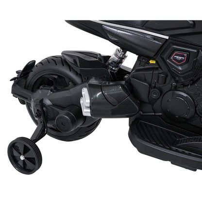Moto Elettrica per Bambini Ducati Diavel x Bentley con Rotelle Arancione