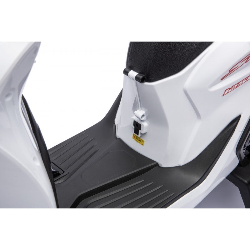 Scooter Elettrico per Bambini Honda SH125i con Rotelle Bianco
