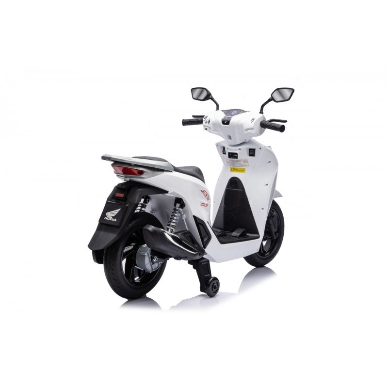 Scooter Elettrico per Bambini Honda SH125i con Rotelle Bianco