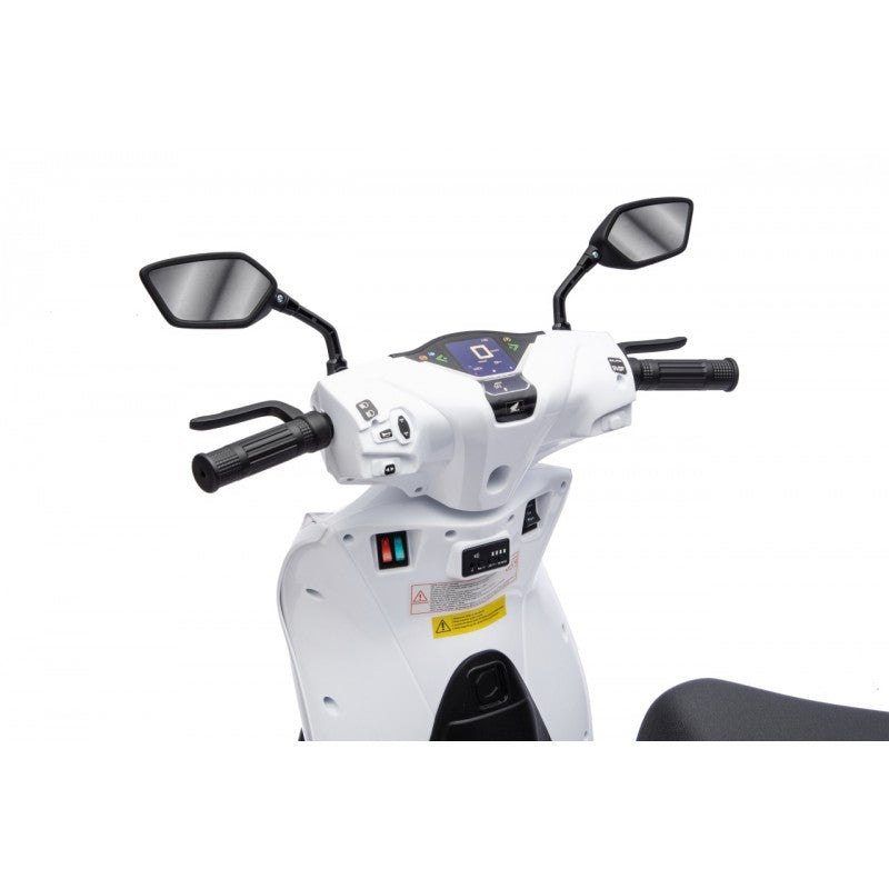 Scooter Elettrico per Bambini Honda SH125i con Rotelle Bianco
