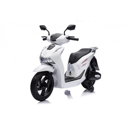 Scooter Elettrico per Bambini Honda SH125i con Rotelle Bianco