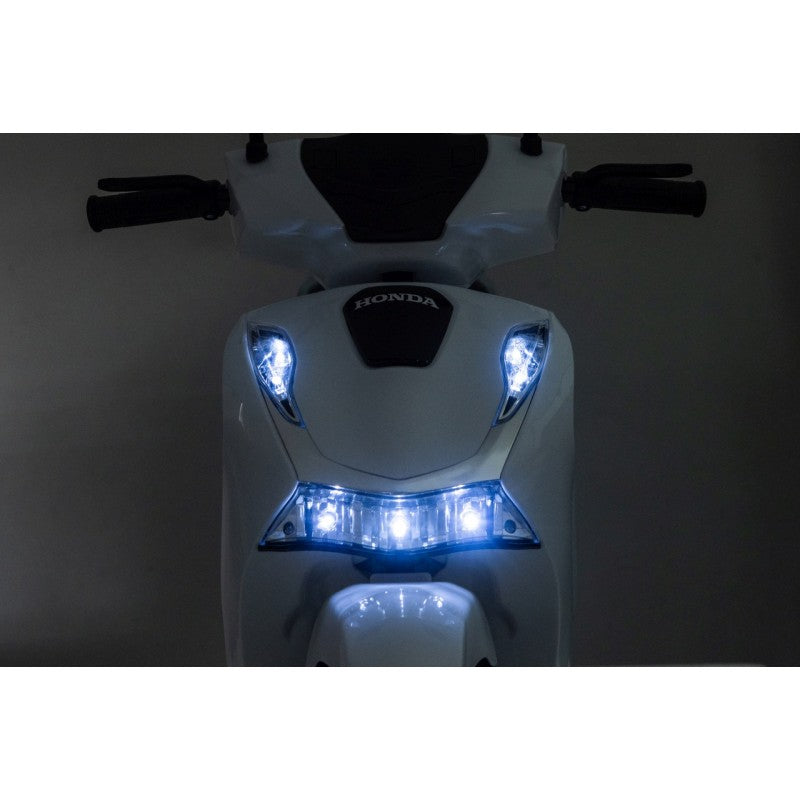 Scooter Elettrico per Bambini Honda SH125i con Rotelle Bianco